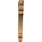 Ekena Millwork Olympic Craftsman Rough Sawn Bracket, Western Red Cedar, 4"W x 34"D x 38"H BKT04X34X38OLY04RWR - alternate 2